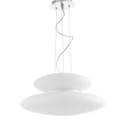 Lampadari Moderni-Ondaluce Lampadario moderno so pagoda bianco