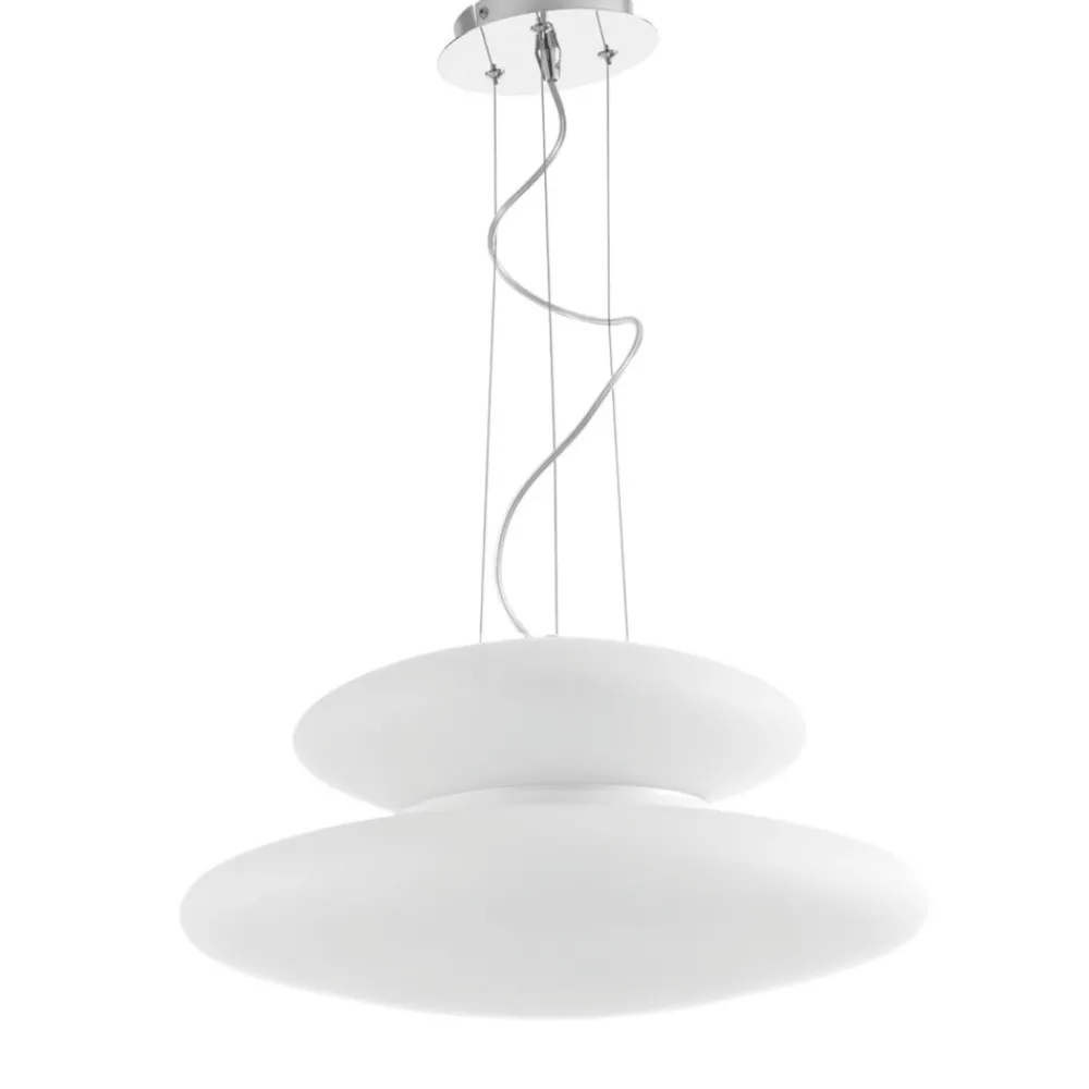Lampadari Moderni-Ondaluce Lampadario moderno so pagoda bianco