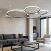 Lampadari Moderni-Ondaluce Lampadario moderno so pois silver led 60w 4000k