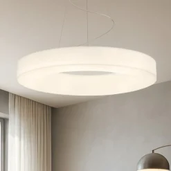 Lampadari Moderni-Stilnovo Lampadario moderno saturn led 4000k dimmerabile