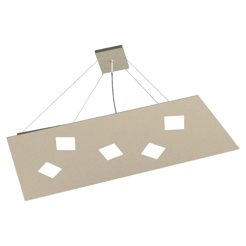 Lampadari Moderni-Top Light Lampadario moderno toplight sabbia per soggiorno