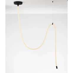 Lampadari Moderni-Selezionato da Mazzolaluce Lampadario moderno tubo di silincone led 33w 3000k dimmerabile