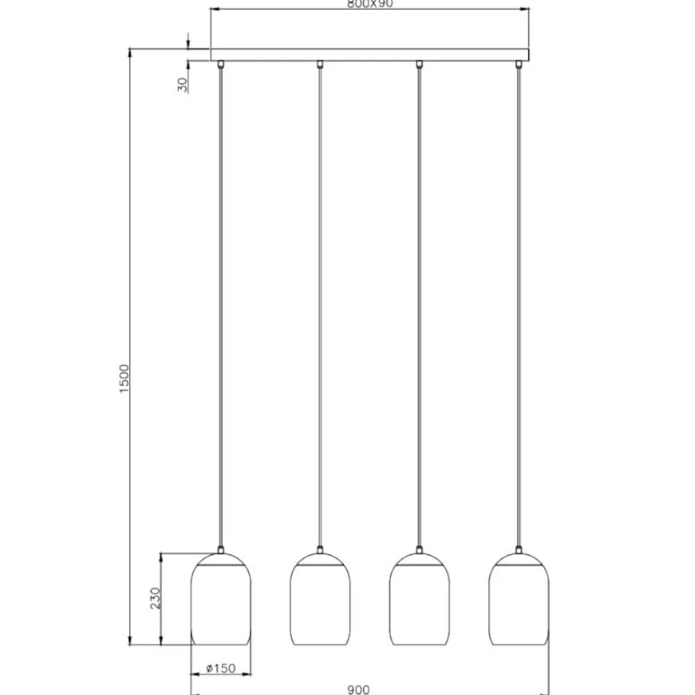 Lampadari Moderni-Selezionato da Mazzolaluce Lampadario moderno vetri colorati per sala da pranzo