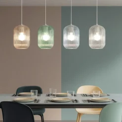 Lampadari Moderni-Top Light Lampadario moderno vetri multicolor tender