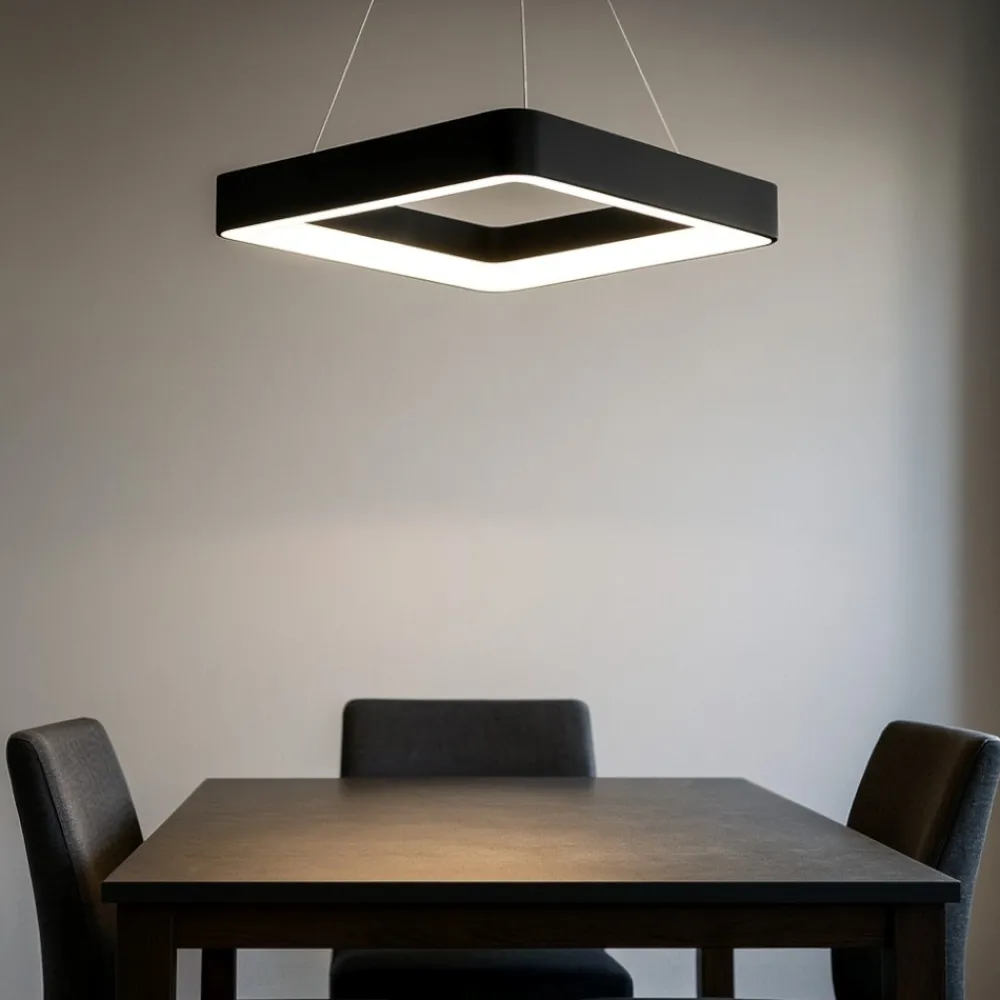 Lampadari Moderni-Vivida International Lampadario moderno vivida inner-s 60 nero 50w 3000k 4000k