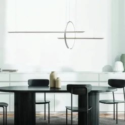 Lampadari Moderni-Vivida International Lampadario moderno vivida in&out bianco led 52w 3000k 4000k