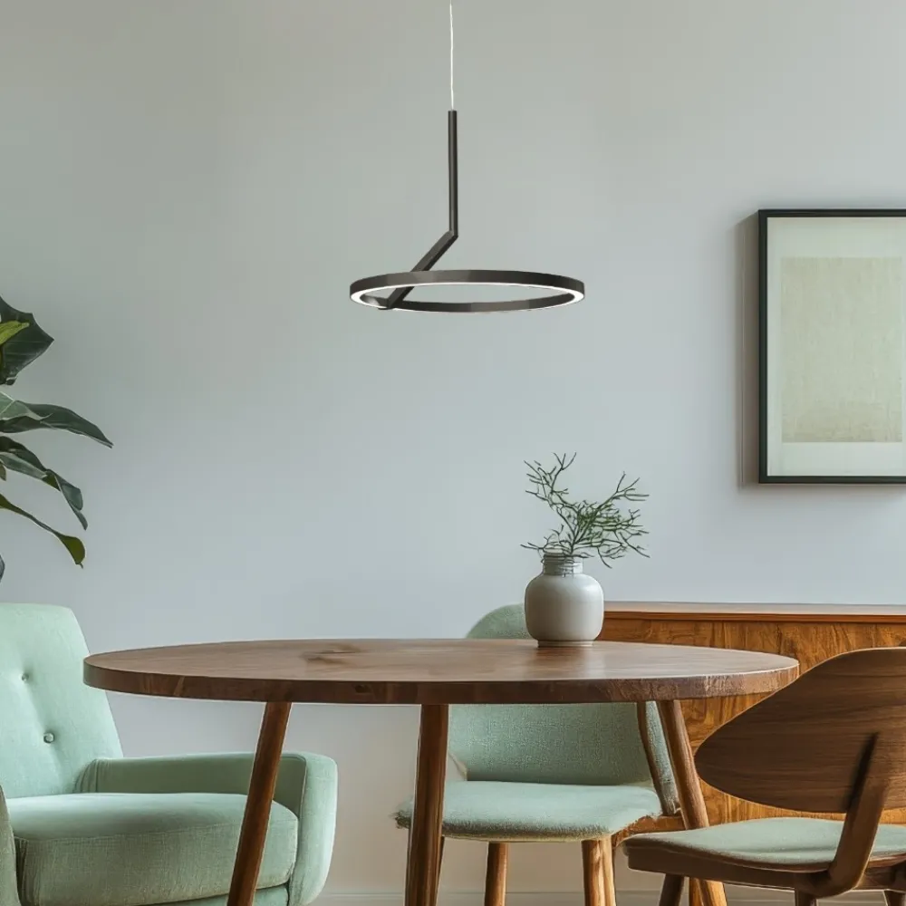 Lampadari Moderni-Vivida International Lampadario moderno vivida meridiana bronzo led 17w 3000k 4000k