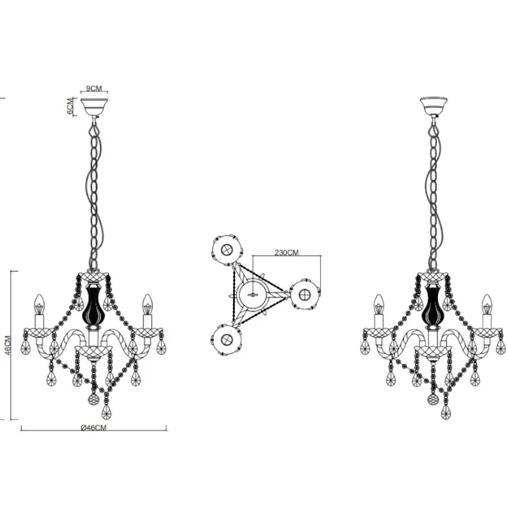 Lampadari Moderni-Selezionato da Mazzolaluce Lampadario multicolor per cameretta