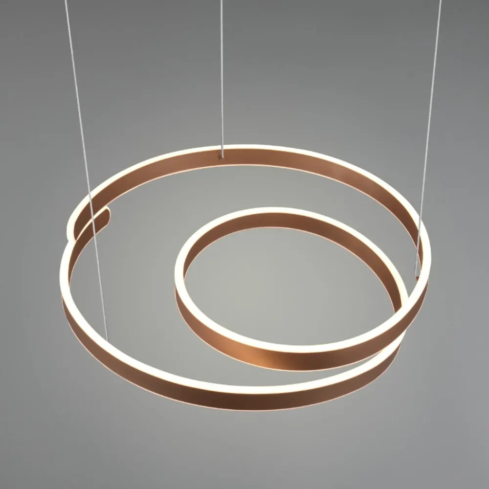 Lampadari Moderni-Selezionato da Mazzolaluce Lampadario nastro moderno led 3000k per salotto