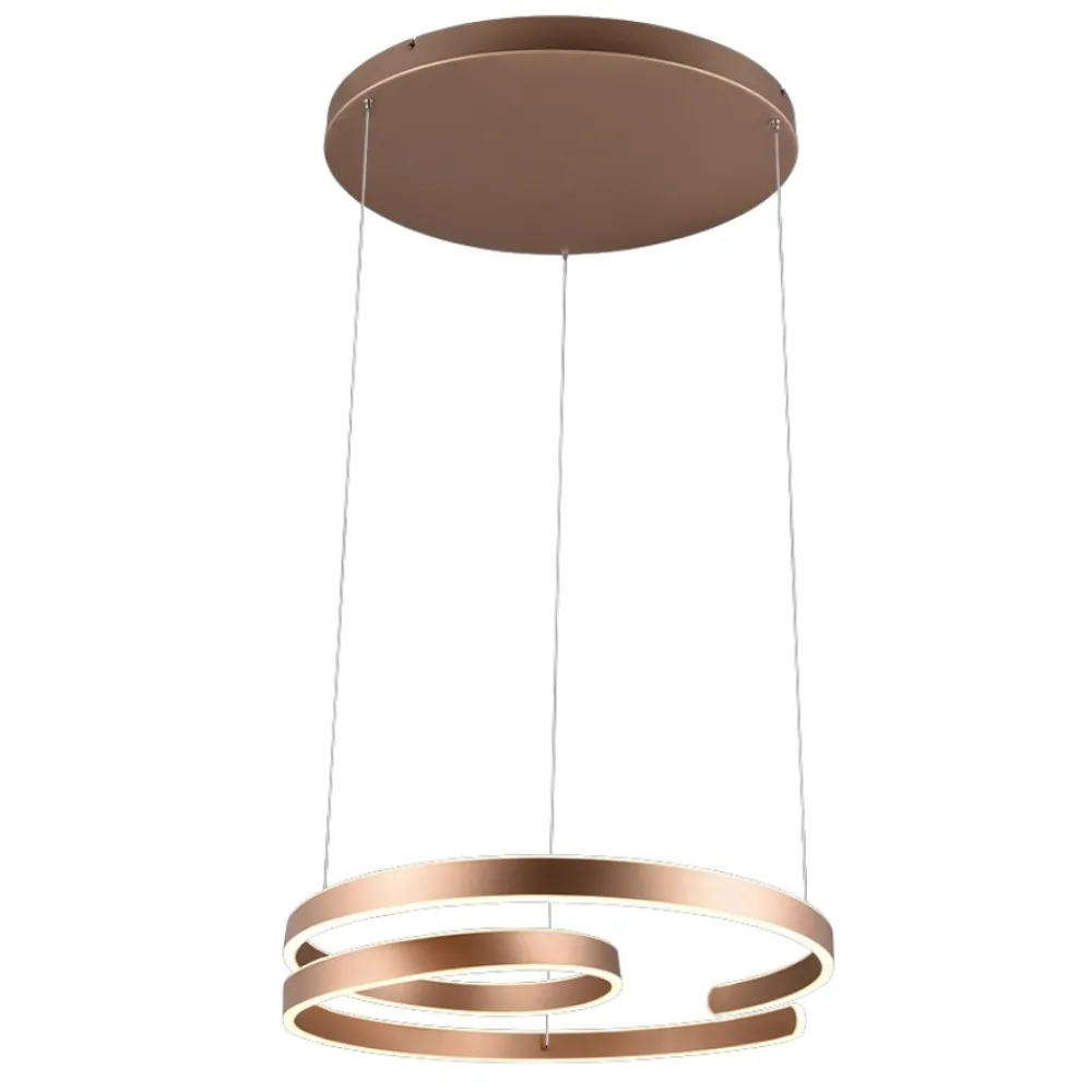 Lampadari Moderni-Selezionato da Mazzolaluce Lampadario nastro moderno led 3000k per salotto