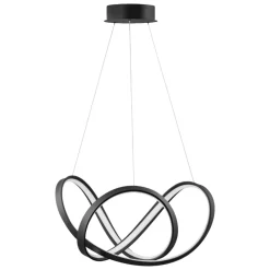 Lampadario Camera Da Letto-Selezionato da Mazzolaluce Lampadario nero design led per camera da letto