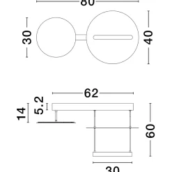 Lampadari Moderni-Selezionato da Mazzolaluce Lampadario nero design led 35w 3000k per soggiorno moderno