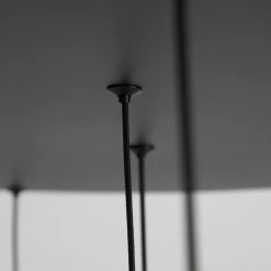 Lampadari Moderni-Selezionato da Mazzolaluce Lampadario nero design pendenti led per soggiorno moderno