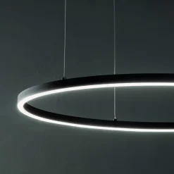 Lampadari Moderni-Ideal Lux Lampadario nero oracle oracle slim sp d070 round 4000k