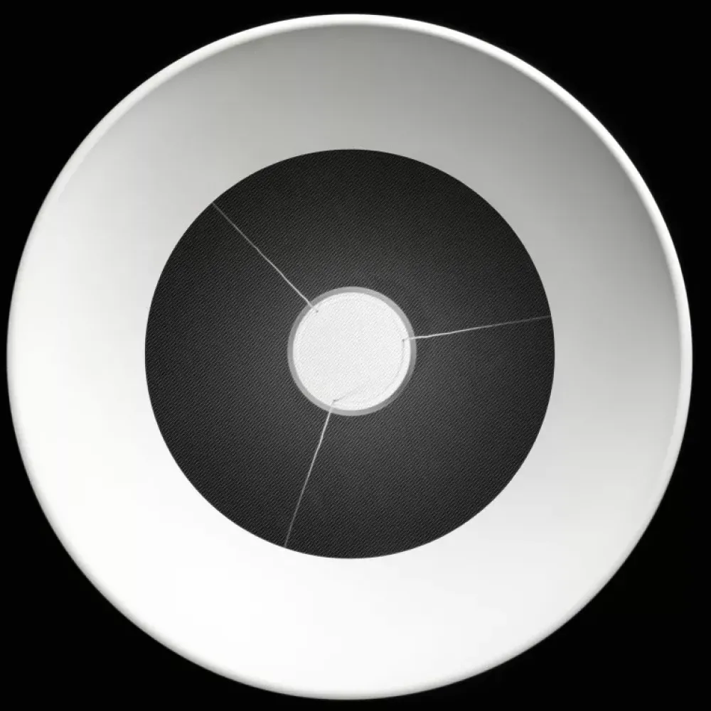 Lampadari Moderni-Stilnovo Lampadario nero led dimmerabile 36w 3000k moderno oxygen