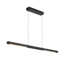 Lampadari Moderni-Selezionato da Mazzolaluce Lampadario nero led per scrivania ufficio saliscendi con sensore