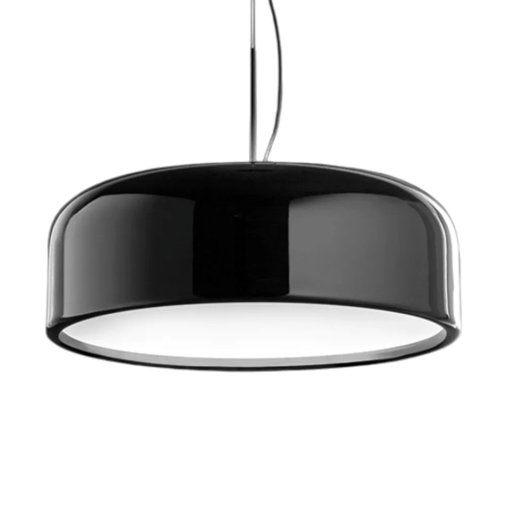 Lampadari Cucina-Perenz Illuminazione Lampadario nero lucido per cucina led 50w biemissione cct perenz velia