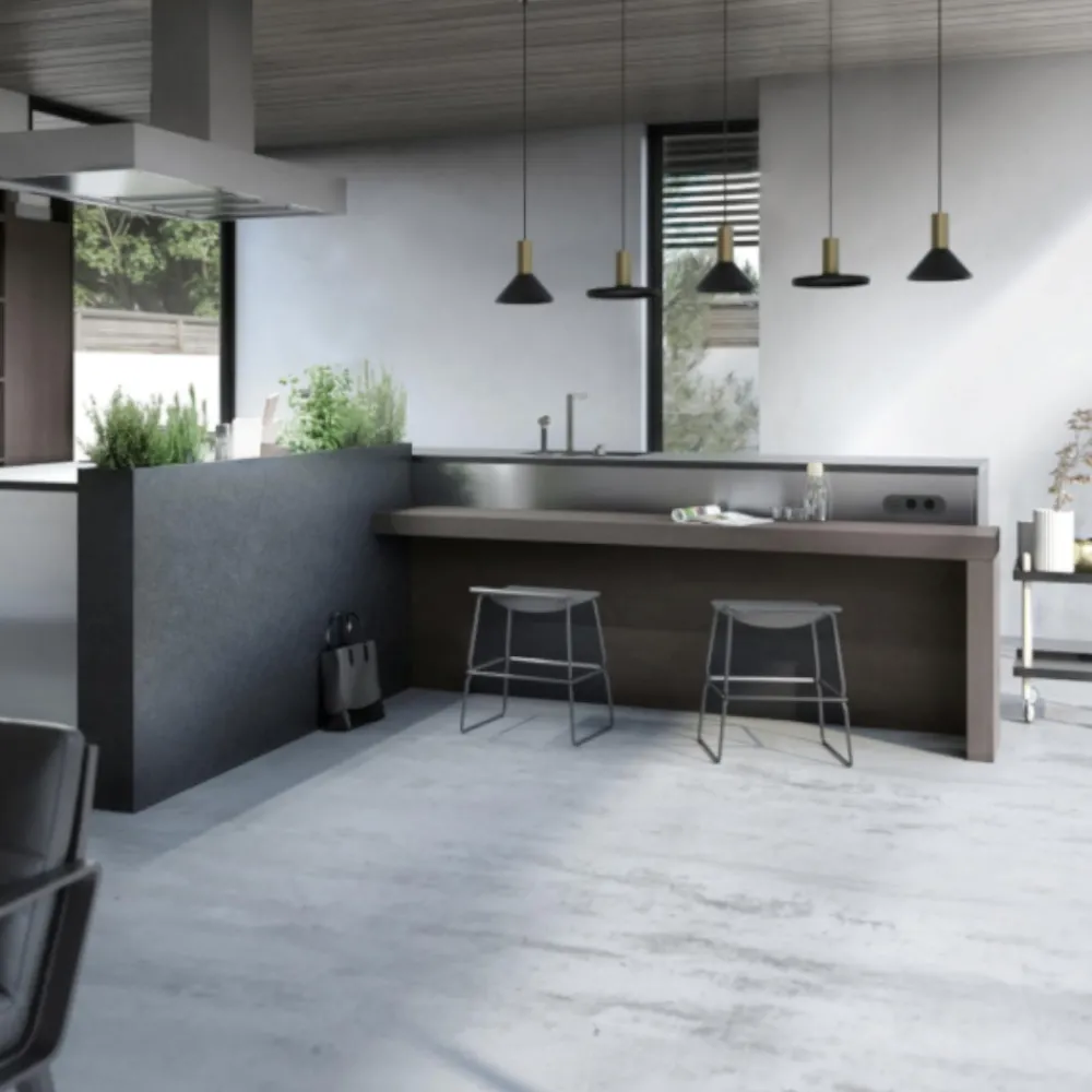 Lampadari Moderni-Selezionato da Mazzolaluce Lampadario nero oro con pendenti per tavolo in soggiorno