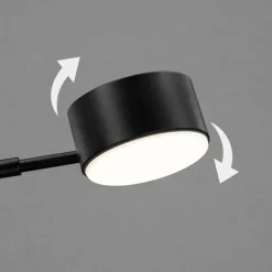 Lampadari Moderni-Selezionato da Mazzolaluce Lampadario nero oro moderno per tavolo da soggiorno