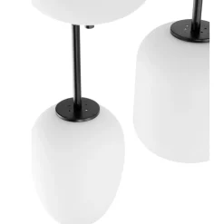 Lampadario Camera Da Letto-Selezionato da Mazzolaluce Lampadario nero per camera da letto vetri a grappolo