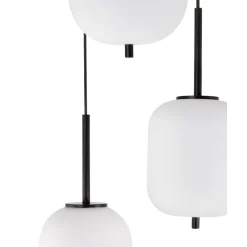 Lampadario Camera Da Letto-Selezionato da Mazzolaluce Lampadario nero per camera da letto vetri a grappolo