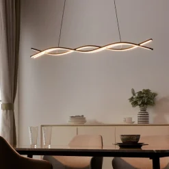 Lampadari Cucina-Eglo Lampadario nero per cucina moderna led 36w 3000k lasana 3