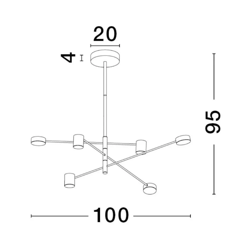 Lampadari Cucina-Selezionato da Mazzolaluce Lampadario nero per cucina moderna led 3000k luci orientabili dimmerabili