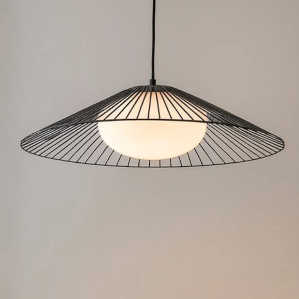 Lampadari Moderni-Selezionato da Mazzolaluce Lampadario nero per sala da pranzo moderna led 21w 3000k