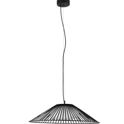 Lampadari Moderni-Selezionato da Mazzolaluce Lampadario nero per sala da pranzo moderna led 21w 3000k