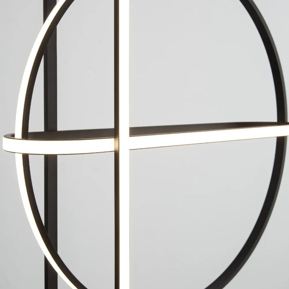 Lampadari Moderni-Selezionato da Mazzolaluce Lampadario nero per soggiorno moderno led 49w 3000k