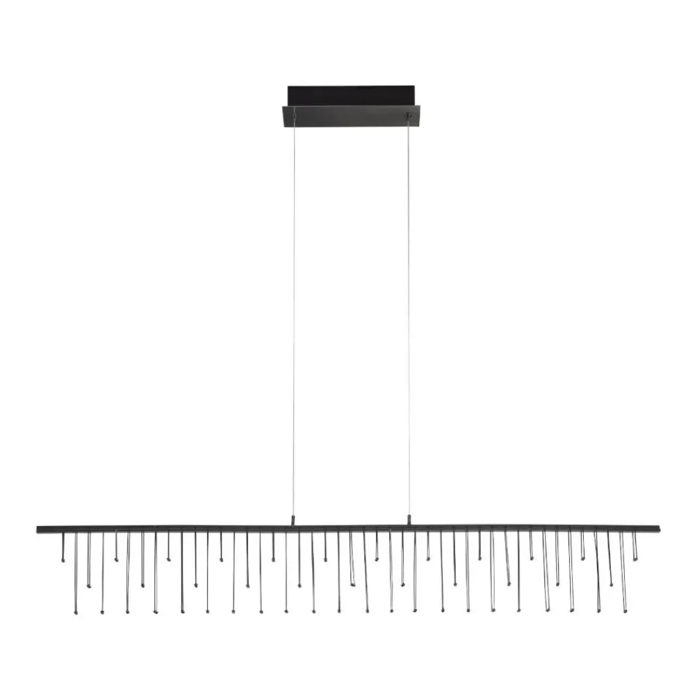 Lampadari Moderni-Selezionato da Mazzolaluce Lampadario nero stelle cadenti led per soggiorno