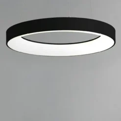 Lampadari Moderni-Vivida International Lampadario nero vivida inner-r 60 led 50w 3000k 4000k dimmerabile