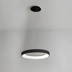 Lampadari Moderni-Vivida International Lampadario nero vivida inner-r 60 led 50w 3000k 4000k dimmerabile