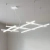 Lampadari Moderni-Perenz Illuminazione Lampadario net bianco per soggiorno moderno led 80w cct
