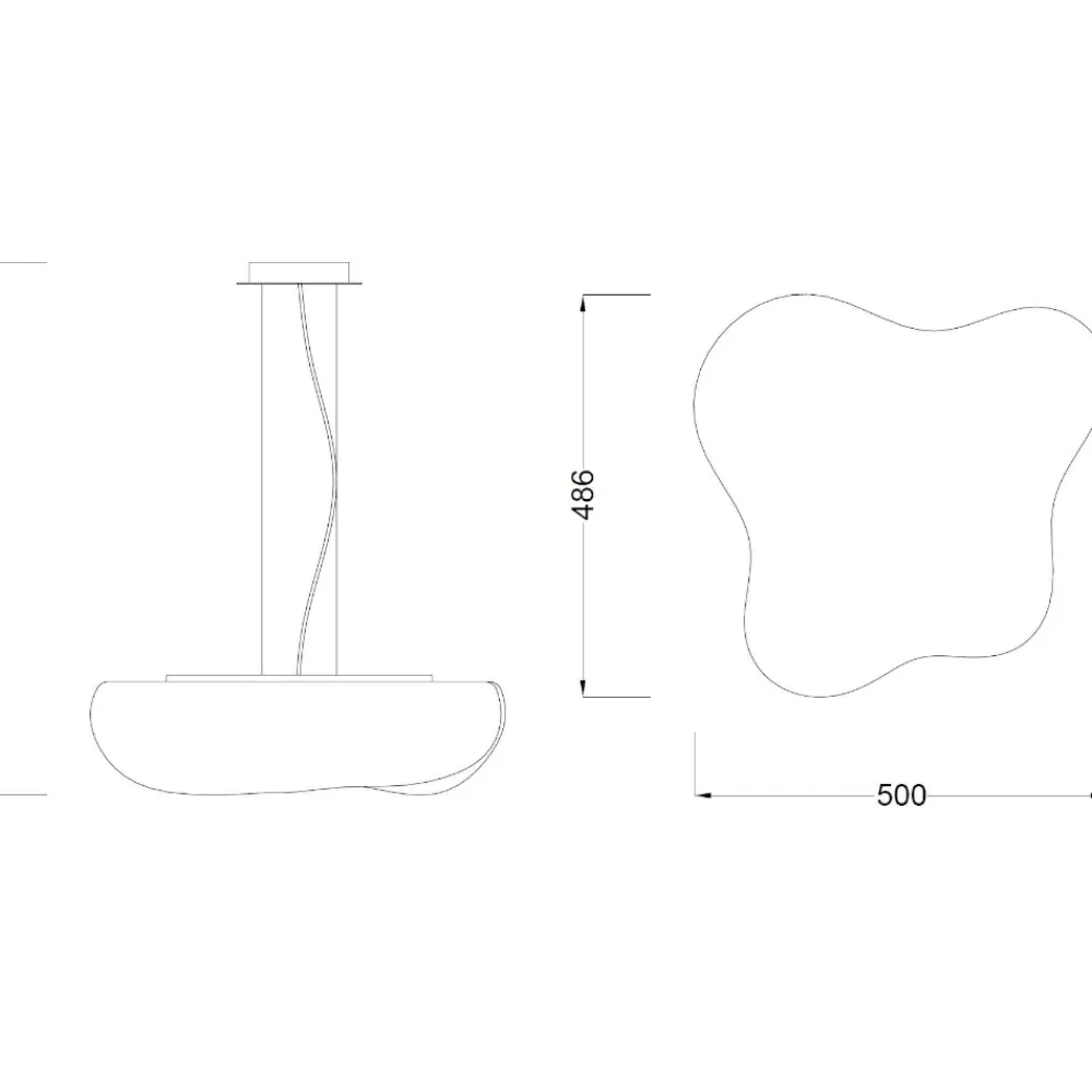 Lampadari Moderni-Selezionato da Mazzolaluce Lampadario nuvola bianca design moderna