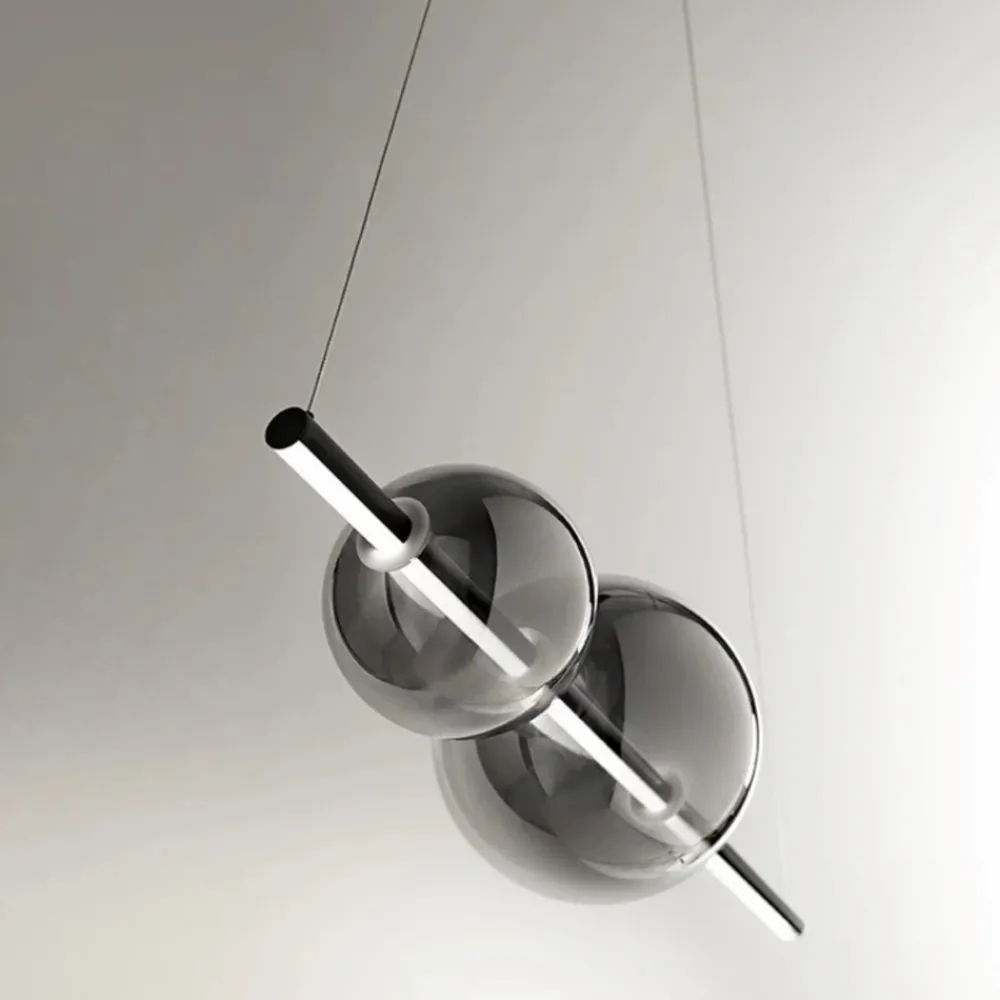 Lampadari Moderni-Ondaluce Lampadario so fufi nero led 3000k design moderno