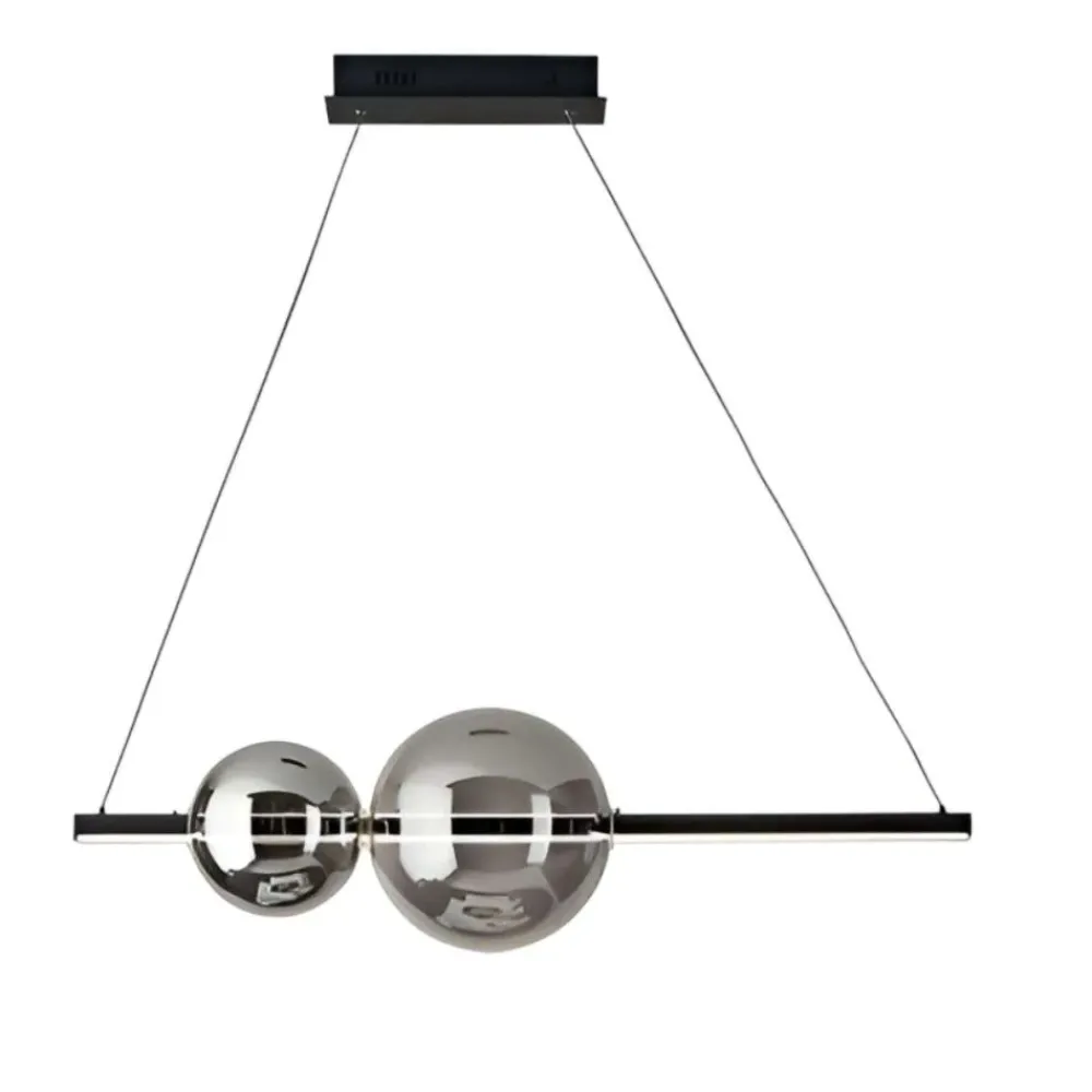 Lampadari Moderni-Ondaluce Lampadario so fufi nero led 3000k design moderno