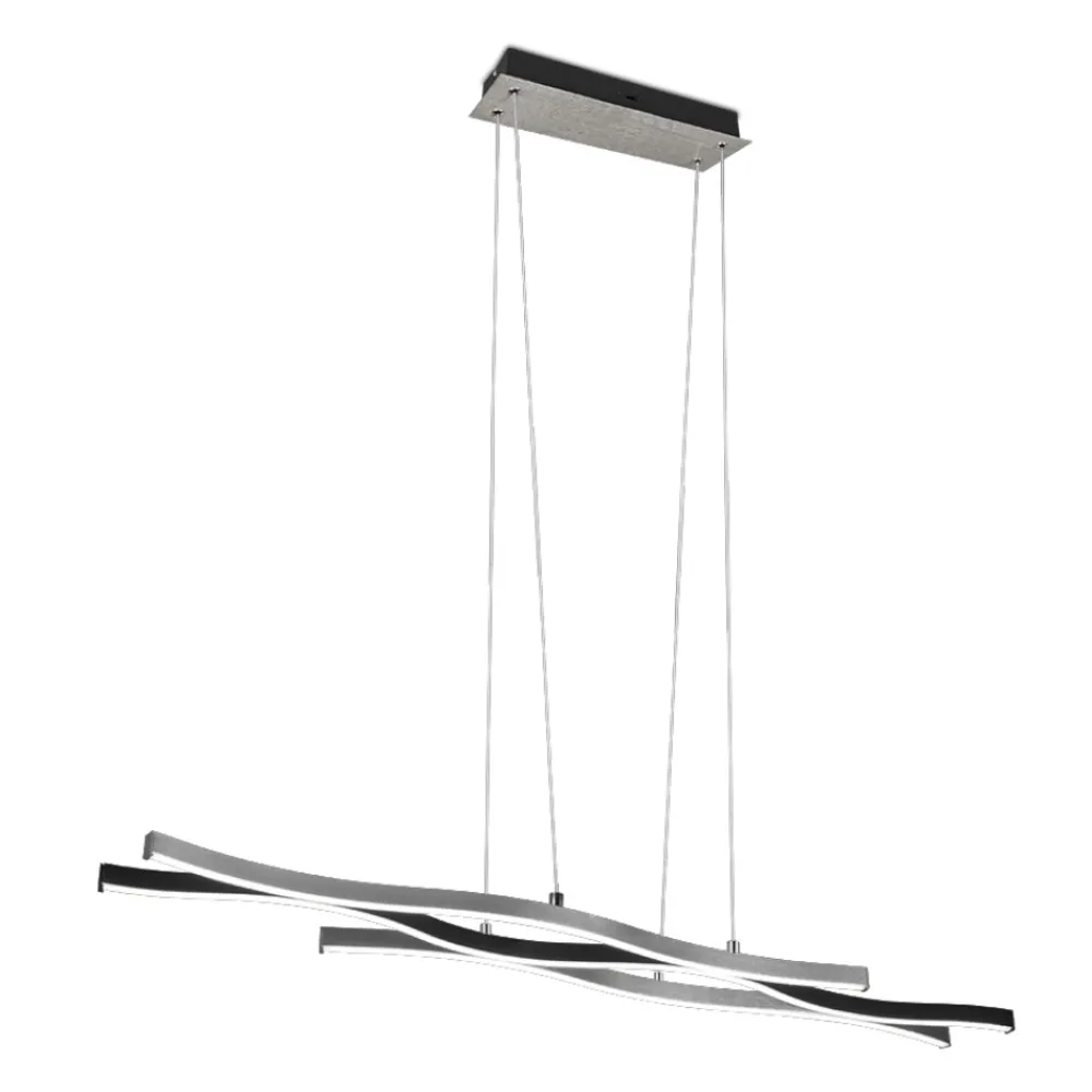 Lampadari Cucina-Selezionato da Mazzolaluce Lampadario onde per cucina led da 2300k a 4000k dimmerabile
