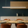 Lampadari Cucina-Vivida International Lampadario orizzontale da cucina bianco led 36w vivida segmento