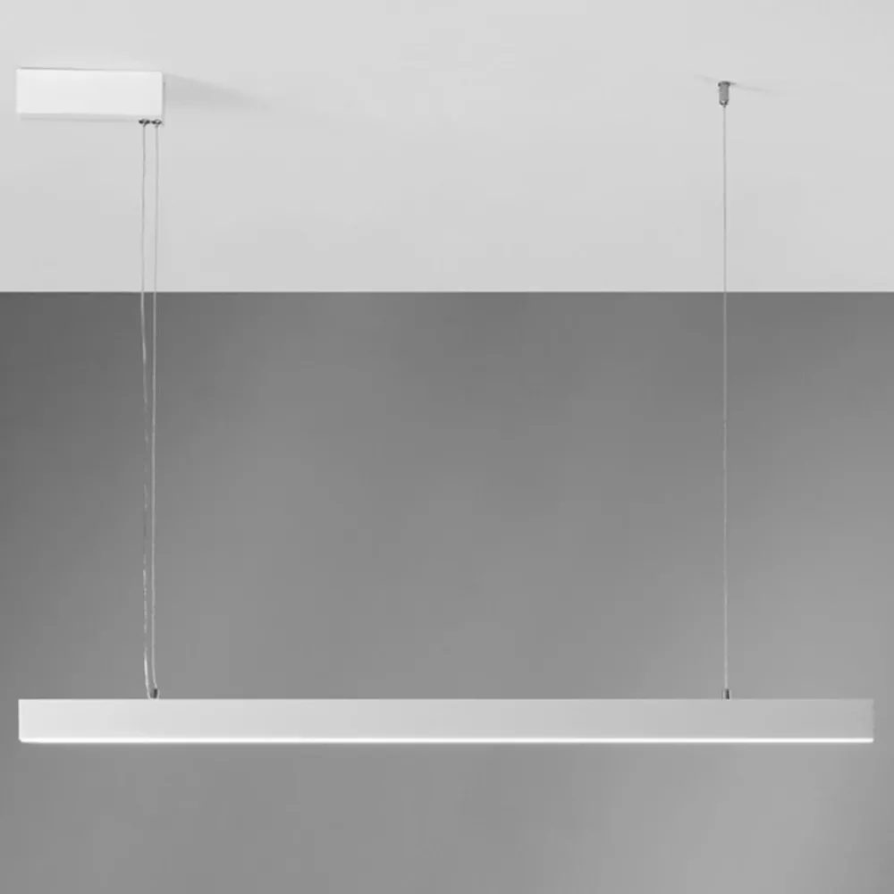 Lampadari Cucina-Vivida International Lampadario orizzontale da cucina bianco led 36w vivida segmento