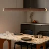 Lampadari Cucina-Vivida International Lampadario orizzontale per tavolo cucina bronzo led 55w 3000k vivida blade