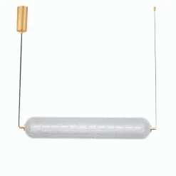 Lampadari Moderni-Selezionato da Mazzolaluce Lampadario orizzontale per tavolo sala da pranzo diffusore acrilico