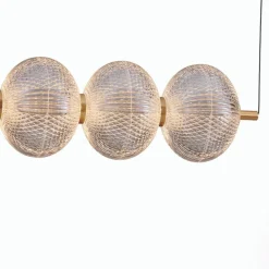 Lampadari Moderni-Selezionato da Mazzolaluce Lampadario orizzontale stile contemporaneo per tavolo soggiorno