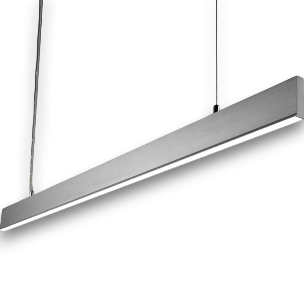 Lampadari Cucina-Vivida International Lampadario orizzontale titanio per tavolo cucina led 36w cct vivida segmento