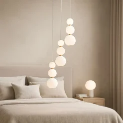 Lampadario Camera Da Letto-Selezionato da Mazzolaluce Lampadario oro perle a grappolo stanza da letto