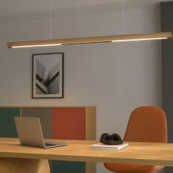 Lampadari Moderni-Selezionato da Mazzolaluce Lampadario oro per scrivania ufficio saliscendi con sensore accensione dimmer