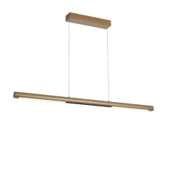 Lampadari Moderni-Selezionato da Mazzolaluce Lampadario oro per scrivania ufficio saliscendi con sensore accensione dimmer