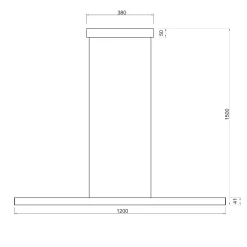 Lampadari Moderni-Selezionato da Mazzolaluce Lampadario oro per scrivania ufficio saliscendi con sensore accensione dimmer