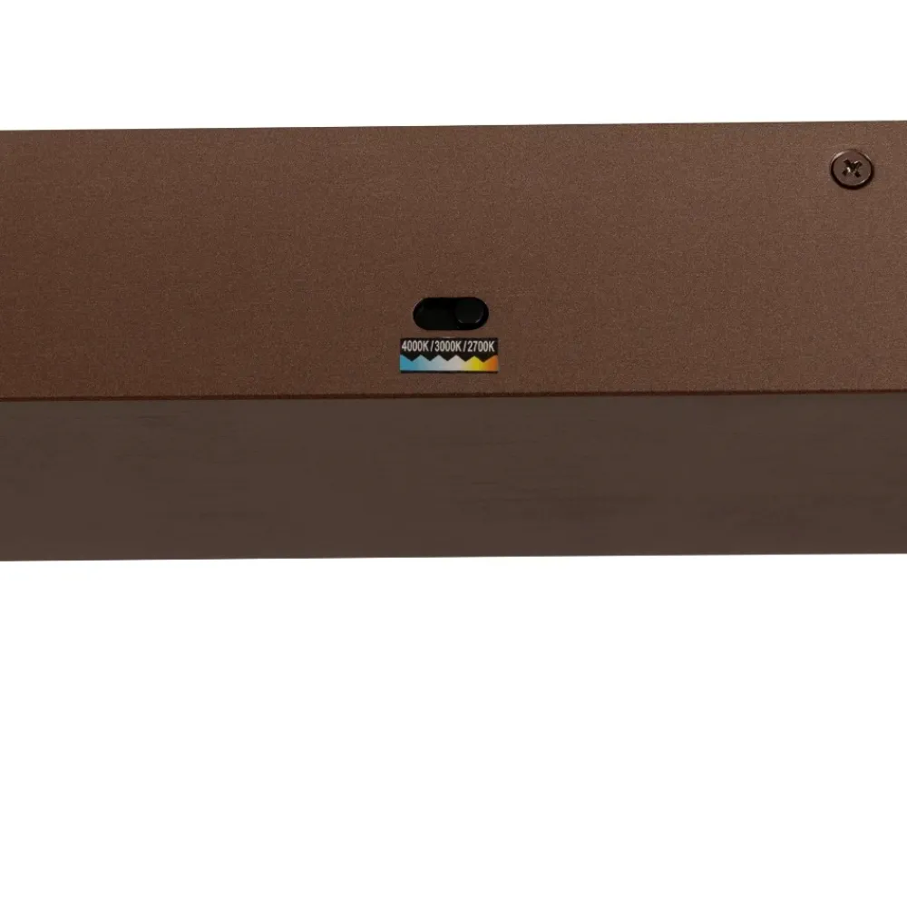 Lampadari Moderni-Selezionato da Mazzolaluce Lampadario ovale moderno marrone led dimmerabile per soggiorno