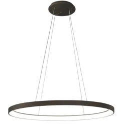 Lampadari Moderni-Vivida International Lampadario ovale moderno vivida lifering-o bronzo led 50w 3000k 4000k